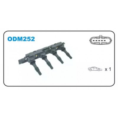 Катушка зажигания ODM252 JANMOR - купить в магазине запчастей по Украине