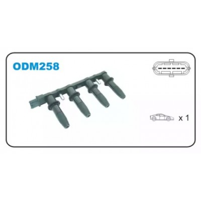 Катушка зажигания ODM258 JANMOR - купить в магазине запчастей по Украине