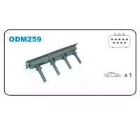 Катушка зажигания JANMOR ODM259 ODM259 JANMOR - купить в магазине запчастей по Украине