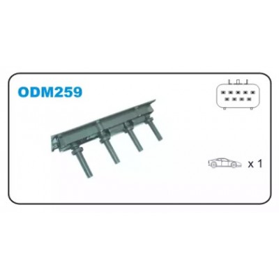 Катушка зажигания ODM259 JANMOR - купить в магазине запчастей по Украине