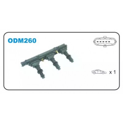 Катушка зажигания ODM260 JANMOR - купить в магазине запчастей по Украине