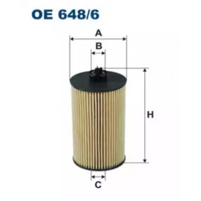 Масляный фильтр OE6486 FILTRON - купить в магазине запчастей по Украине