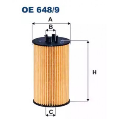 Масляный фильтр OE6489 FILTRON - купить в магазине запчастей по Украине