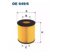 Масляный фильтр FILTRON OE649/6 OE6496 FILTRON - купить в магазине запчастей по Украине