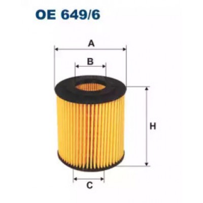 Масляный фильтр OE6496 FILTRON - купить в магазине запчастей по Украине