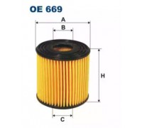 Масляный фильтр FILTRON OE669 OE669 FILTRON - купить в магазине запчастей по Украине