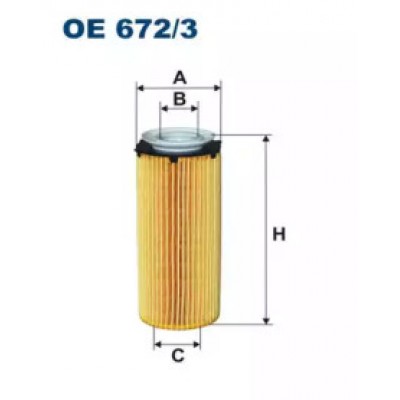 Масляный фильтр OE6723 FILTRON - купить в магазине запчастей по Украине