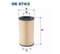 Масляный фильтр FILTRON OE674/2 OE6742 FILTRON - купить в магазине запчастей по Украине