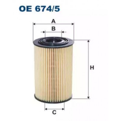 Масляный фильтр OE6745 FILTRON - купить в магазине запчастей по Украине