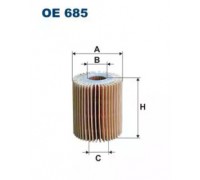 Масляный фильтр FILTRON OE685 OE685 FILTRON - купить в магазине запчастей по Украине