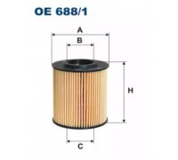 Масляный фильтр FILTRON OE688/1 OE6881 FILTRON - купить в магазине запчастей по Украине