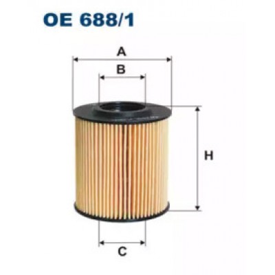 Масляный фильтр OE6881 FILTRON - купить в магазине запчастей по Украине