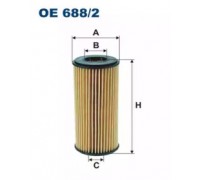 Масляный фильтр FILTRON OE688/2 OE6882 FILTRON - купить в магазине запчастей по Украине