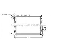 Радиатор, охлаждение двигателя AVA QUALITY COOLING OL2218 OL2218 AVA QUALITY COOLING - купить в магазине запчастей по Украине