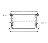 OL2219 AVA QUALITY COOLING - купить в магазине запчастей по Украине