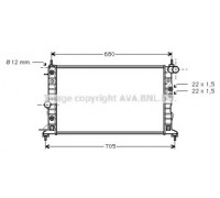 OL2220 AVA QUALITY COOLING - купить в магазине запчастей по Украине