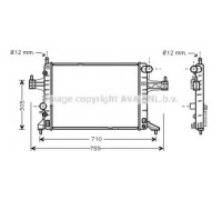 OL2304 AVA QUALITY COOLING - купить в магазине запчастей по Украине