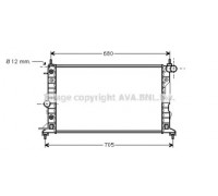 OL2324 AVA QUALITY COOLING - купить в магазине запчастей по Украине