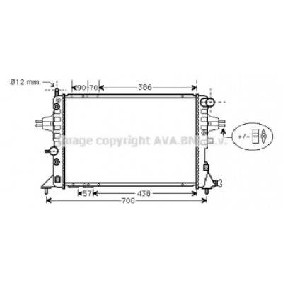 Радиатор, охлаждение двигателя OL2329 AVA QUALITY COOLING - купить в магазине запчастей по Украине