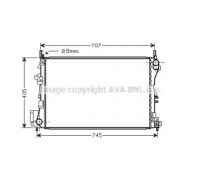 OL2339 AVA QUALITY COOLING - купить в магазине запчастей по Украине