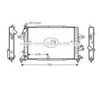 Радиатор, охлаждение двигателя AVA QUALITY COOLING OL2364 OL2364 AVA QUALITY COOLING - купить в магазине запчастей по Украине