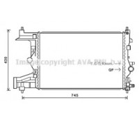 OL2484 AVA QUALITY COOLING - купить в магазине запчастей по Украине