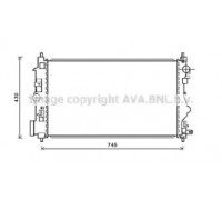 OL2599 AVA QUALITY COOLING - купити в магазині запчастин по Україні