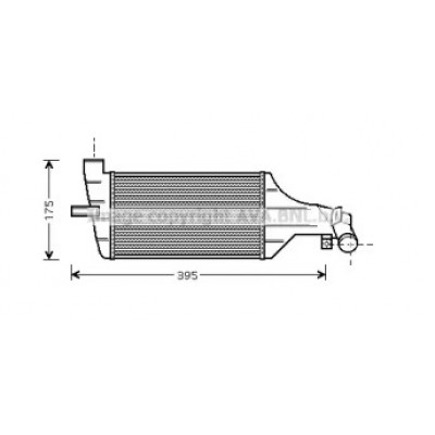 Интеркулер OL4374 AVA QUALITY COOLING - купить в магазине запчастей по Украине