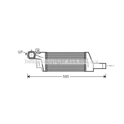 Интеркулер OL4404 AVA QUALITY COOLING - купить в магазине запчастей по Украине