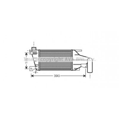 Интеркулер OL4417 AVA QUALITY COOLING - купить в магазине запчастей по Украине
