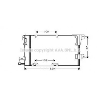 Конденсатор, кондиционер OL5251D AVA QUALITY COOLING - купить в магазине запчастей по Украине