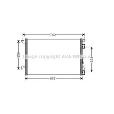 Конденсатор, кондиционер OL5333D AVA QUALITY COOLING - купить в магазине запчастей по Украине