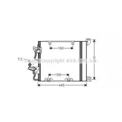 Конденсатор, кондиционер OL5368D AVA QUALITY COOLING - купить в магазине запчастей по Украине