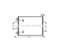Конденсатор, кондиционер AVA QUALITY COOLING OL5480 OL5480 AVA QUALITY COOLING - купить в магазине запчастей по Украине