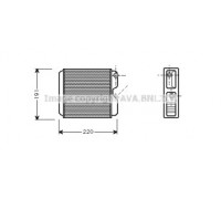OL6243 AVA QUALITY COOLING - купить в магазине запчастей по Украине