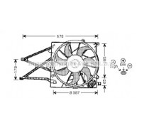 OL7509 AVA QUALITY COOLING - купить в магазине запчастей по Украине