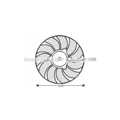 Вентилятор, охлаждение двигателя OL7540 AVA QUALITY COOLING - купить в магазине запчастей по Украине