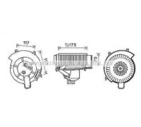 Электродвигатель, вентиляция салона AVA QUALITY COOLING OL8646 OL8646 AVA QUALITY COOLING - купить в магазине запчастей по Украине