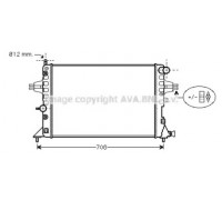 OLA2254 AVA QUALITY COOLING - купить в магазине запчастей по Украине