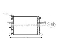 OLA2256 AVA QUALITY COOLING - купить в магазине запчастей по Украине