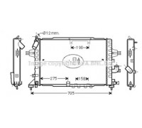 OLA2365 AVA QUALITY COOLING - купить в магазине запчастей по Украине