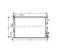 OLA2396 AVA QUALITY COOLING - купить в магазине запчастей по Украине