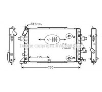 OLA2467 AVA QUALITY COOLING - купить в магазине запчастей по Украине