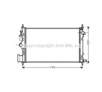 Радиатор, охлаждение двигателя AVA QUALITY COOLING OLA2471 OLA2471 AVA QUALITY COOLING - купить в магазине запчастей по Украине