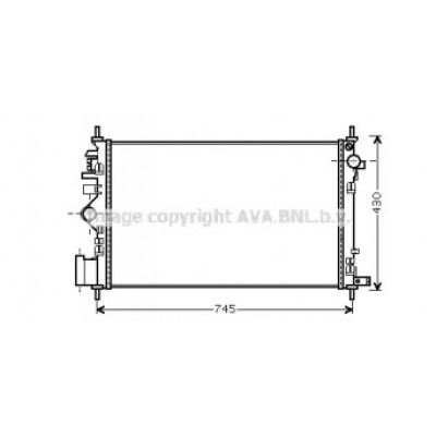 Радиатор, охлаждение двигателя OLA2471 AVA QUALITY COOLING - купить в магазине запчастей по Украине