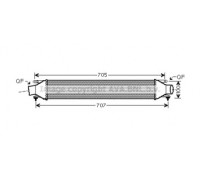 Интеркулер AVA QUALITY COOLING OLA4422 OLA4422 AVA QUALITY COOLING - купить в магазине запчастей по Украине