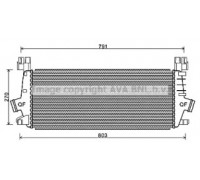 OLA4549 AVA QUALITY COOLING - купить в магазине запчастей по Украине