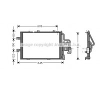 Конденсатор, кондиционер AVA QUALITY COOLING OLA5307 OLA5307 AVA QUALITY COOLING - купить в магазине запчастей по Украине