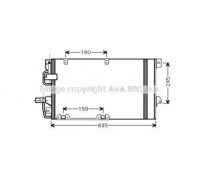 Конденсатор, кондиционер AVA QUALITY COOLING OLA5326D OLA5326D AVA QUALITY COOLING - купить в магазине запчастей по Украине