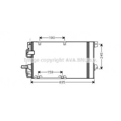 Конденсатор, кондиционер OLA5326D AVA QUALITY COOLING - купить в магазине запчастей по Украине